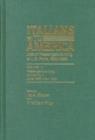 Image for Italians to America, June 1897 - May 1898 : Lists of Passengers Arriving at U.S. Ports