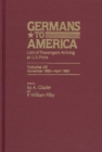 Image for Germans to America, Nov. 16, 1882-Apr. 19, 1883
