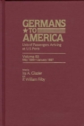Image for Germans to America, May 1, 1886-Jan. 3, 1887