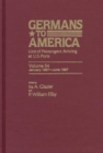 Image for Germans to America, Jan. 3, 1887-June 30, 1887 : Lists of Passengers Arriving at U.S. Ports
