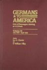 Image for Germans to America, July 1, 1887-April 30, 1888 : Lists of Passengers Arriving at U.S. Ports
