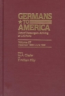 Image for Germans to America, Dec. 1, 1888-June 30, 1889 : Lists of Passengers Arriving at U.S. Ports