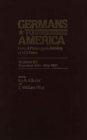 Image for Germans to America, Nov. 2, 1891-May 31, 1892 : Lists of Passengers Arriving at U.S. Ports