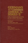 Image for Germans to America (Series II), July 1847-March 1848 : Lists of Passengers Arriving at U.S. Ports