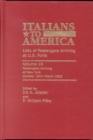 Image for Italians to America, October 1901 - March 1902