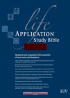 Image for KJV Life Application Study Bible, Burgundy, Indexed