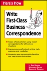 Image for Here&#39;s How: Write First-Class Business Correspondence