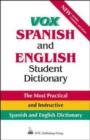 Image for Spanish and English Student Dictionary