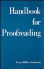 Image for Handbook for Proofreading