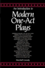 Image for An Introduction to Modern One-act Plays