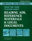 Image for What You Need to Know about Reading Ads