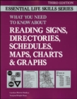 Image for Reading Signs, Directories, Schedules, Maps, Charts &amp; Graphs