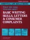 Image for Basic Writing Skills, Letters &amp; Consumer Complaints