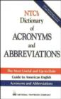 Image for NTC&#39;s Dictionary of Acronyms and Abbreviations