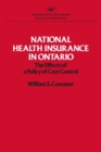 Image for National Health Insurance in Ontario