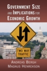 Image for Government Size and Implications for Economic Growth