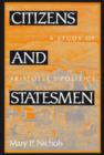 Image for Citizens and Statesmen : A Study of Aristotle&#39;s Politics