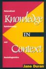 Image for Knowledge in Context : Naturalized Epistemology and Sociolinguistics