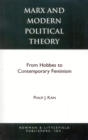 Image for Marx and modern political theory  : from Hobbes to contemporary feminism