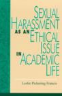 Image for Sexual Harassment as an Ethical Issue in Academic Life
