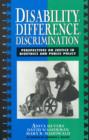 Image for Disability, Difference, Discrimination