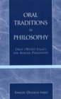 Image for Oral Traditions as Philosophy