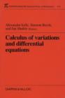 Image for Calculus of Variations and Differential Equations
