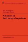 Image for Advances in Dual Integral Equations
