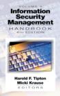 Image for Information Security Management Handbook, Fourth Edition, Volume III