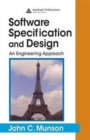Image for Software Specification and Design