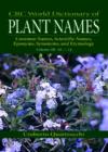 Image for CRC World Dictionary of Plant Nmaes