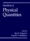 Image for Handbook of Physical Quantities