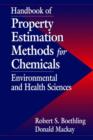 Image for Handbook of Property Estimation Methods for Chemicals
