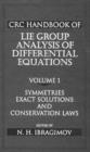 Image for CRC Handbook of Lie Group Analysis of Differential Equations, Volume I
