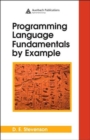 Image for Programming Language Fundamentals by Example