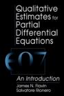 Image for Qualitative Estimates For Partial Differential Equations : An Introduction