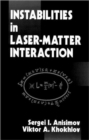 Image for Instabilities in Laser-Matter Interaction