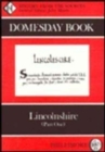 Image for The Domesday Book : Lincolnshire