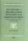 Image for Dictionary Of British And Irish Botantists And Horticulturalists Including plant collectors, flower painters and garden designers