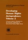 Image for Developing Human Rights Jurisprudence