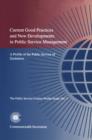 Image for Current Good Practices and New Development in Public Service Management