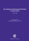 Image for The national and provincial elections in Southern Africa 2nd June 1999