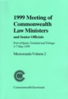 Image for 1999 Meeting of Commonwealth Law Ministers and Senior Officials