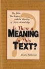 Image for Is There a Meaning in This Text?