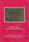 Image for British Labour and the Russian Revolution : The Leeds Convention of 1917