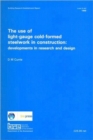 Image for The use of light-guage [sic] cold-formed steelwork in construction  : developments in research and design