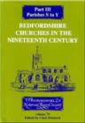 Image for Bedfordshire Churches in the Nineteenth Century III