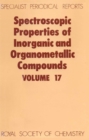 Image for Spectroscopic Properties of Inorganic and Organometallic Compounds : Volume 17
