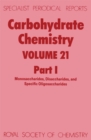 Image for Carbohydrate Chemistry : Volume 21
