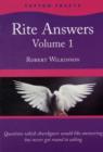 Image for Rite Answers : Questions Which Churchgoers Would Like Answering, But Never Got Round to Asking